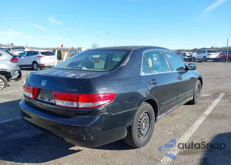 2003 Honda Accord 2.4 Lx from USA, damaged, VIN 1HGCM563X3A010437